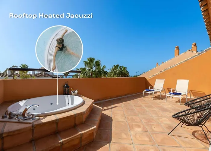 Penthouse In Marbella, Beachfront شقة ماربيا